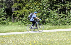 Mountain Biking on the Terrace Trail