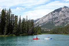 Kayaking in Banff