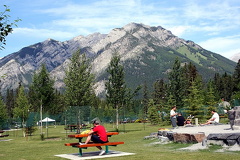 Picnicking in Banff