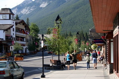 Sidewalks in Banff