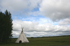 Tipi in a Field of Dreams
