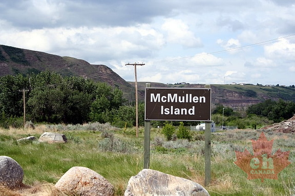 Entrance to McMullen Island