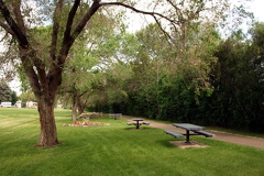 Path of Picnic Tables