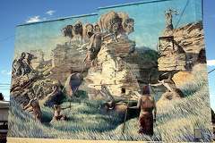 Buffalo Jump Mural