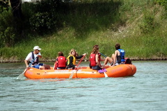 Rafting on the Bow