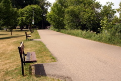 Bow River Sightseeing Benches