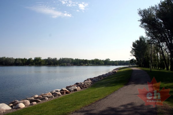 Pathway with Lake Views
