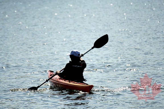 Kayaking in Shadows