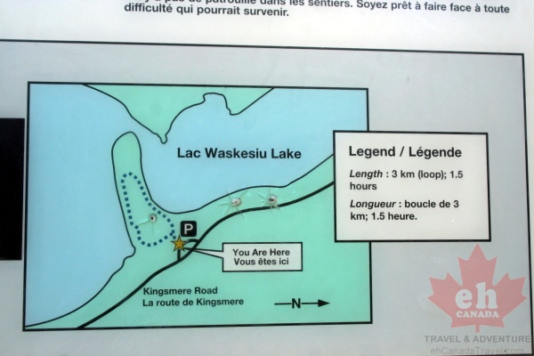 Trail Map of Narrows Peninsula Trail