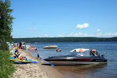 Paignton Beach on Waskesiu Lake
