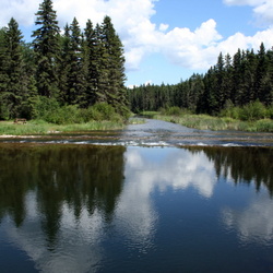 Waskesiu River Trail in the Prince Albert National Park