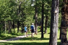 Walking Waskesiu Village