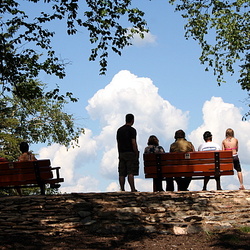 Red Deer Trail in Waskesiu Village in the Prince Albert National Park