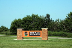 Elk Park Sign on Rotary Trail