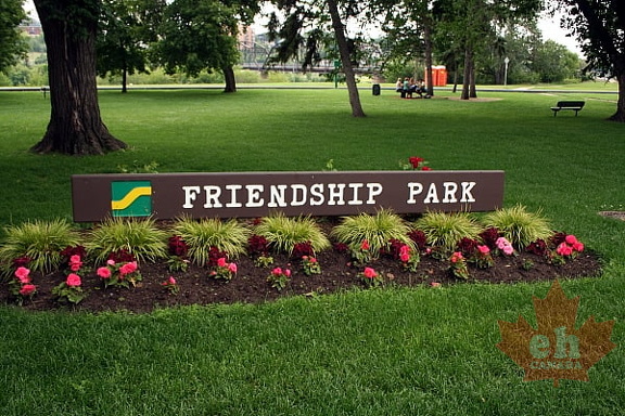 Friendship Park Sign