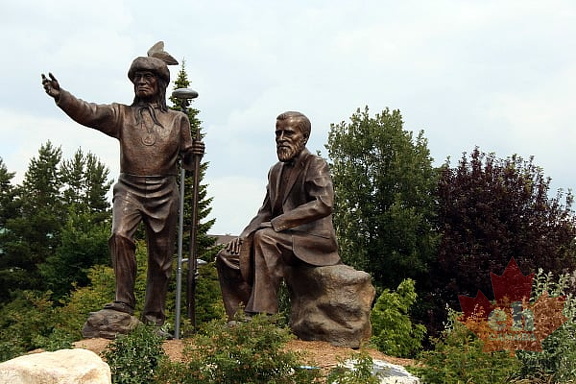 Louis Riel Statue in Saskatoon