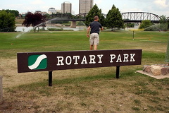 Park Sign in Saskatoon