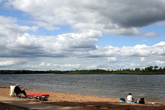 Sandy Beach on Pike Lake