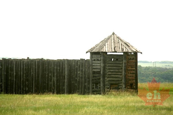 The Walls of Fort Battleford