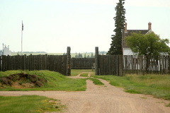 The Walls of Fort Battleford