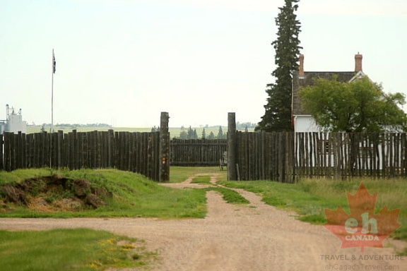 The Walls of Fort Battleford