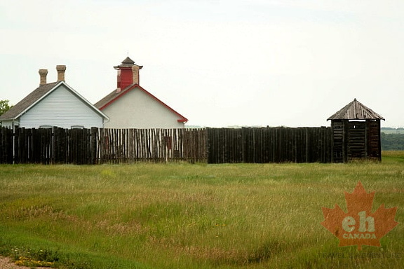 Fort Buildings in Battleford