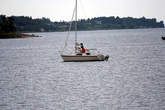 Sailing Last Mountain Lake