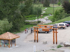 Trailhead for Hiking and Biking