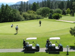 Golfing