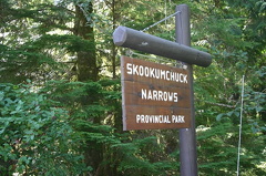 Skookumchuck Narrows Sign