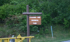 Stawamus Chief Parking Lot Entrance