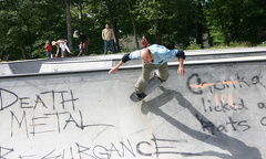 Getting Some Air at Skateboard park