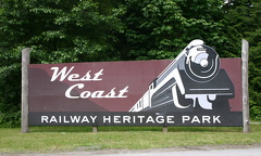 Entrance sign to park