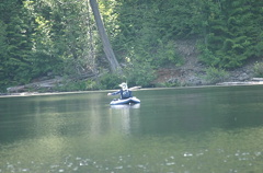 Belly Boat Fishing