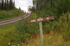 Opal Beds Directional Sign