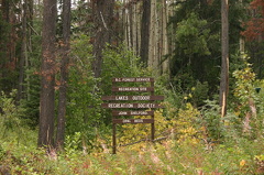 Wilderness Campground Entrance