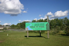 Entrance Sign to Mile "0" Park
