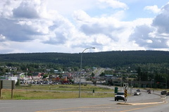 Entrance to 100 Mile House