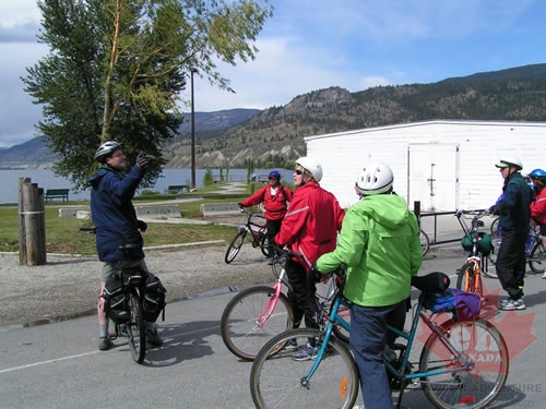 End of Bike Tour
