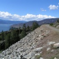 Biking North on KVR