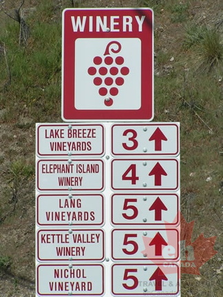 Winery Directional Sogns