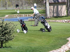 Golfing