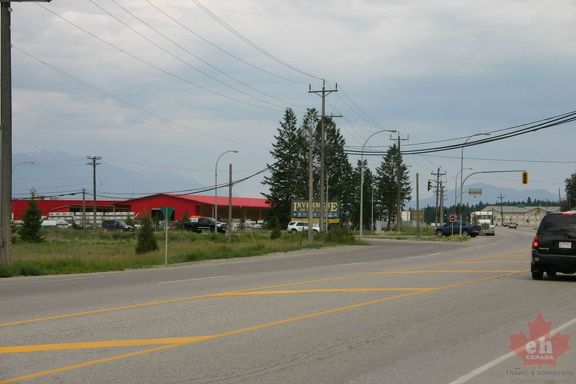 Entering Invermere on the Highway