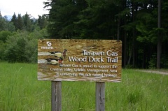 Trailhead Sign for Wood Duck Trail