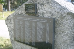 Monument dedicated to drowning victims in local waters
