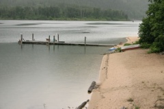 Sandy Beach in Lakeside Park