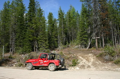 Parked and Researching on Christina Crest Trail