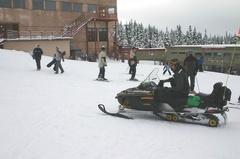 Snowmobiling