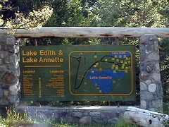 Lake Annette Welcome Sign