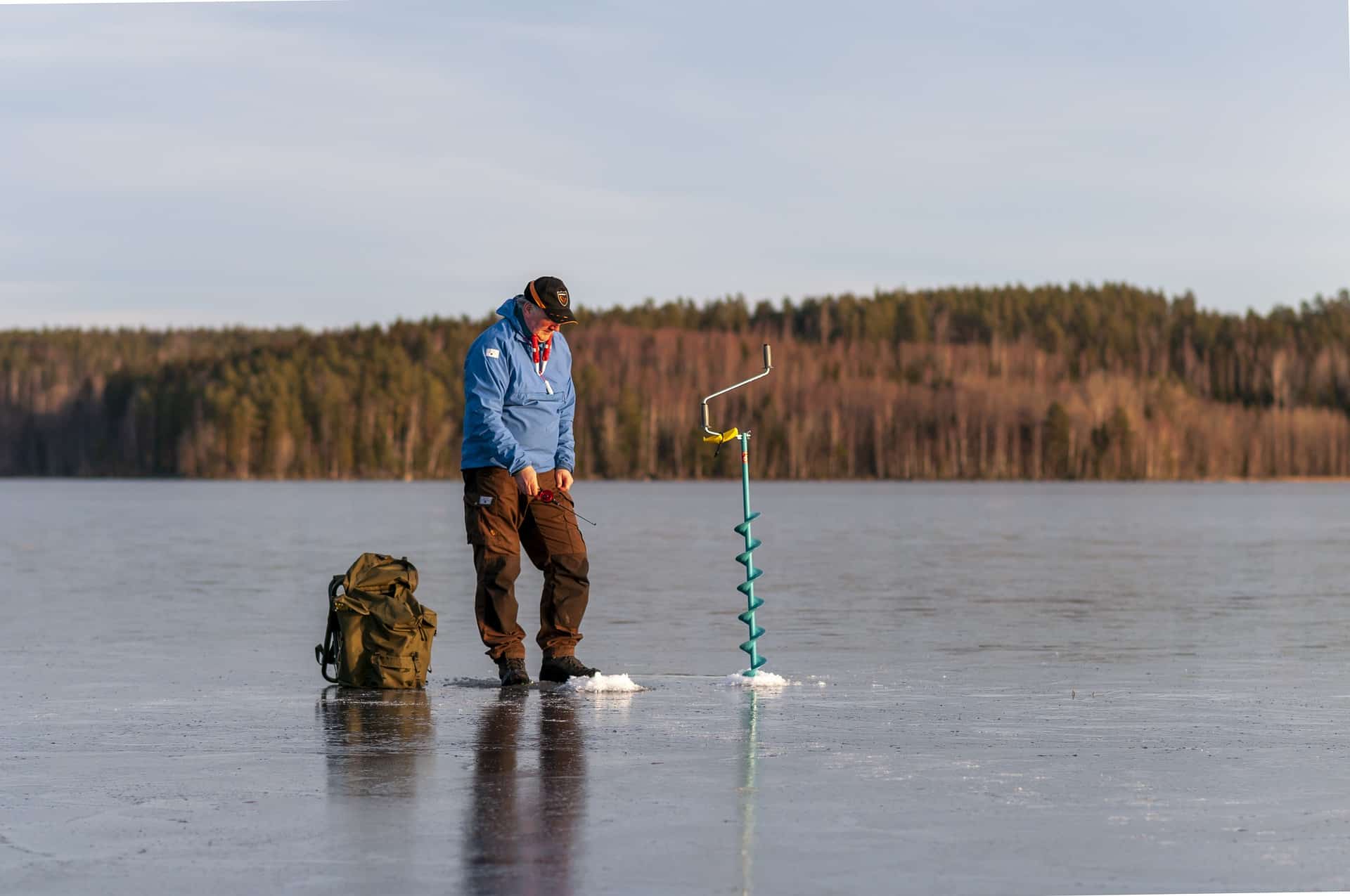 Ice Fishing in Canada